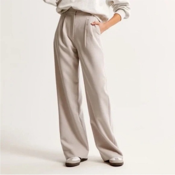 Abercrombie & Fitch Sloane Tailored Pant Ultra High Rise Wide Leg Size 28 / 6 - Picture 3 of 9